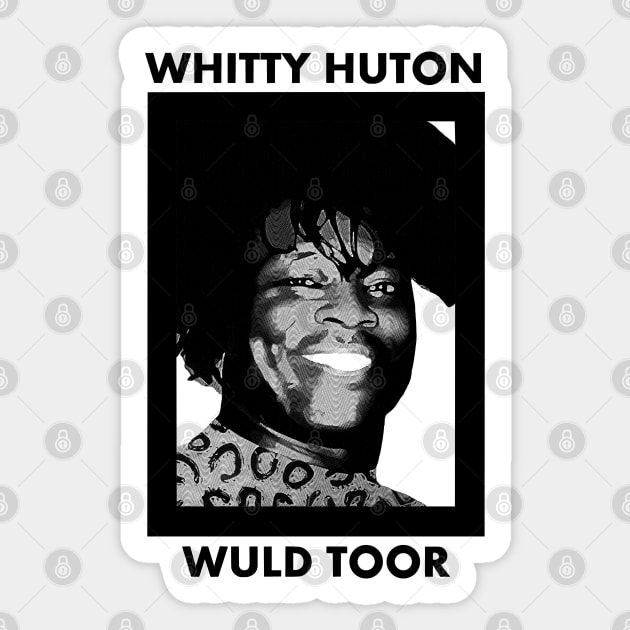 Whitty Hutton Wuld Toor Retro Sticker by mech4zone